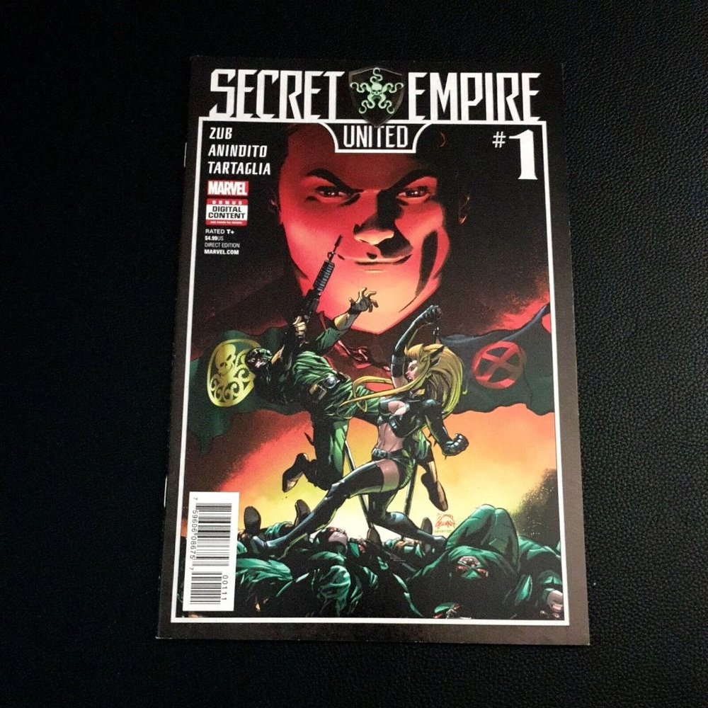 Marvel Comics Secret Empire 1 United Aug 2017 Book Collection Zub Aninditio